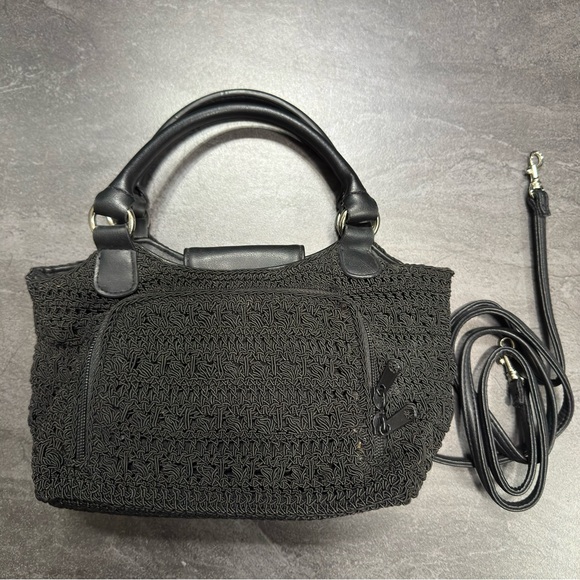 Rosetti Black Handbag/Crossbody Purse - Picture 3 of 5